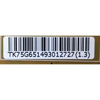 KIT DE TARJETAS PARA TV LG 4K·UHD·HDR SMART TV / MAIN EBT66076102 / EAX68253604 / EAX68253605 / 66076102 / FUENTE EAY65149301 / LGP55T-19U1 / 65149301 / EAX68284301 / PANEL'S NC550DQG-AAHX3 / HC550DQG-SLXL3-9141 / MODELO 55UM7300AUE / 55UM7300AUE.BUSYDKR - Imagen 4